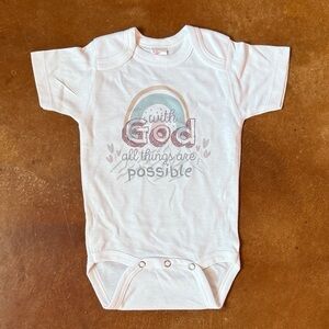 Laughing Giraffe 0-3 month onsie - NWOT